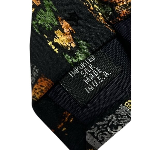 Vintage Tango by Max Raab Silk Tie – Early Fountain Pens Novelty Necktie - Picture 3 of 3